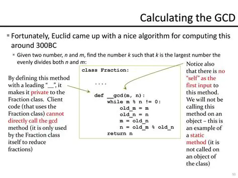 Methods for Calculating GCD