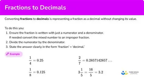 Methods for Converting Unlikable Decimals