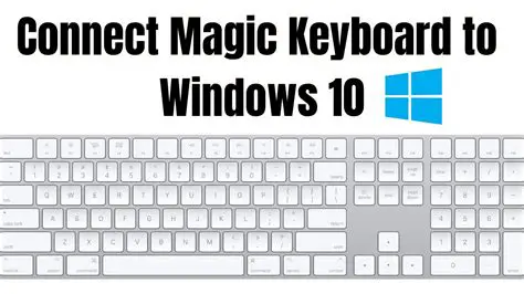 Methods of Connecting an Apple Keyboard to a Windows Device