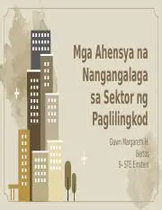 Mga Ahensya ng Paglilingkod Ahensya