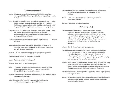 Mga Dahilan Kung Bakit Si Aladin Ay Nasa Kagubatan