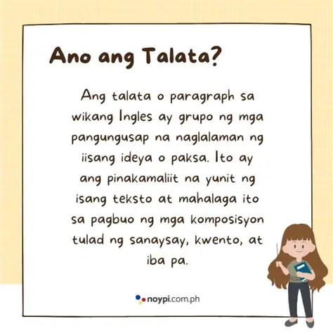 Mga Halimbawa Ng Talata Na Walang Iwanan