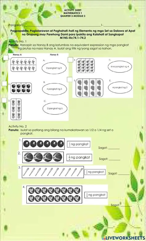 Mga Kakaibahan sa Pagitan ng mga Set