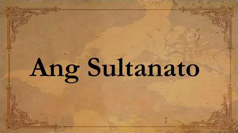 Mga Katangian ng Mga Sultanato sa Mindanao