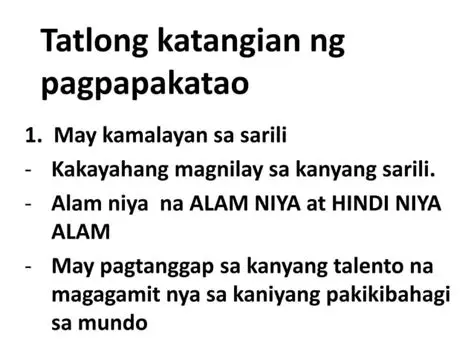 Mga Katangian ng Pagpapakatao sa Edukasyon