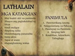 Mga Katanungan At Sagot Tungkol Sa Pagkakalahad Ng Mga Impormasyon
