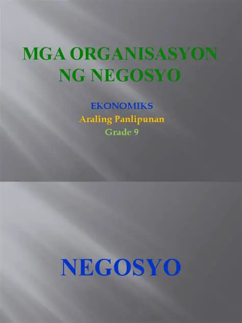 Mga Organisasyon ng Sambayanan