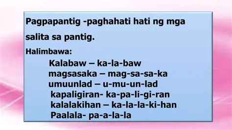 Mga Pagpapantig ng Kalabaw