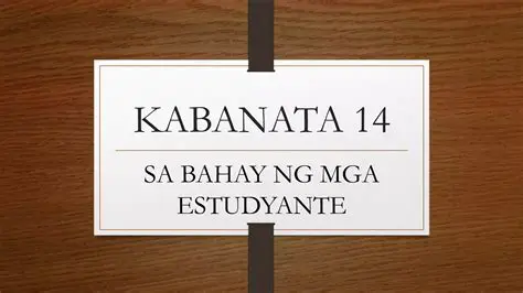 Mga Suliranin sa Kabanata 14