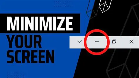 Minimize or Work at the Background