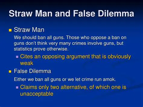 Misrepresents the opposing view