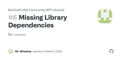 Missing library dependencies