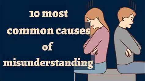 Misunderstandings and Conflicts