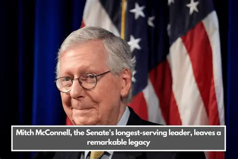 The End of an Era? Analyzing Mitch McConnell's Leadership and Legacy