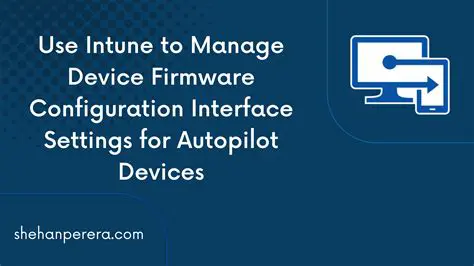 Modify the Firmware Configuration