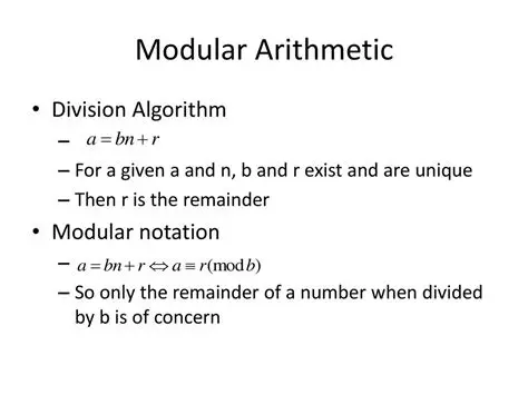 Modular Arithmetic and the Expression