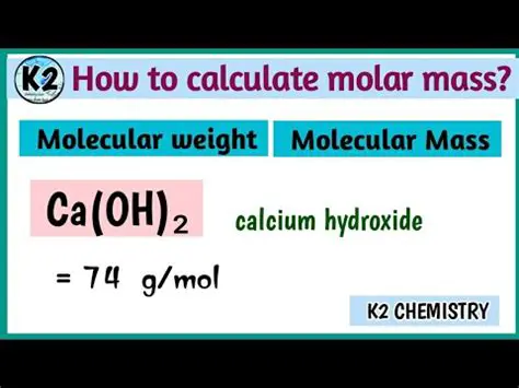 Molar Mass of Calcium Hydroxide