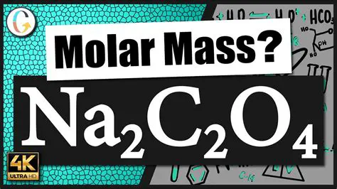 Molar Mass of Sodium Oxalate