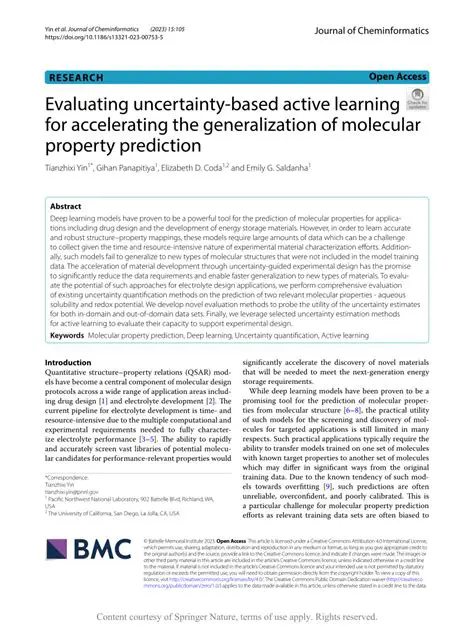Molecular structure uncertainty