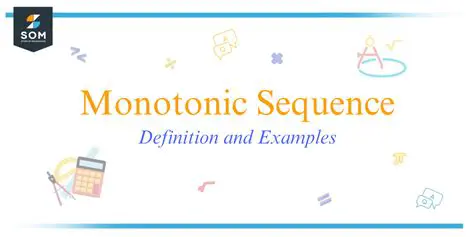 Monotonic Arithmetic Sequences