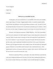 Montresor as an Unreliable Narrator