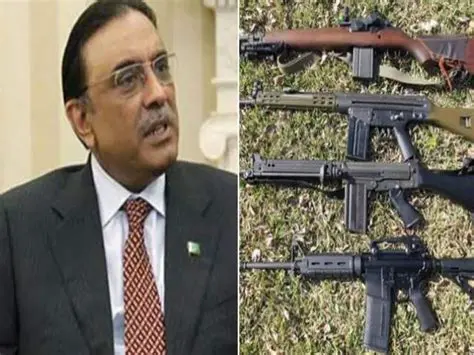 More than 100 deadly weapons