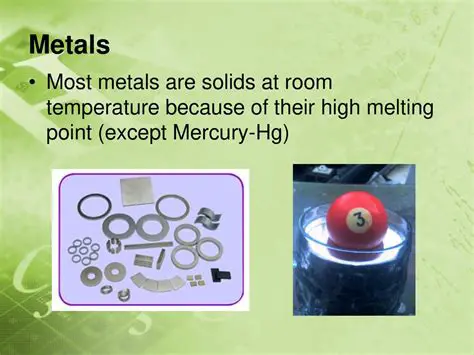 Most Metals are Solids at Room Temperature