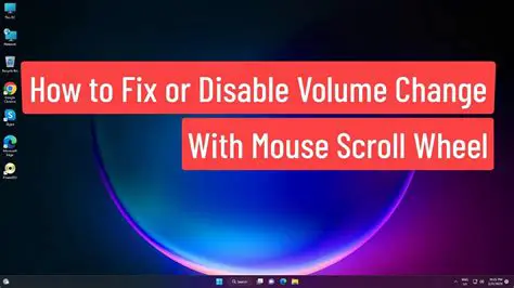Mouse Wheel Volume Control