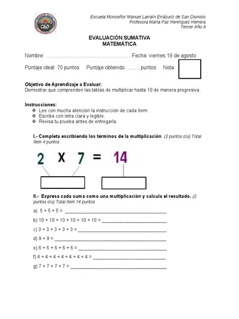 Multiplicar ambos os lados por 7