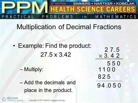 Multiplication of Decimal Fractions