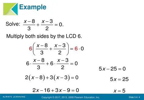 Multiply both sides by the LCD