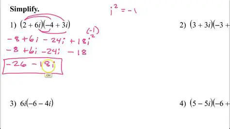Multiplying Imaginary Numbers