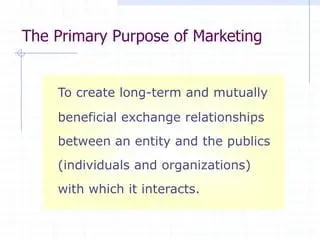 Mutually Beneficial Exchange Relationships