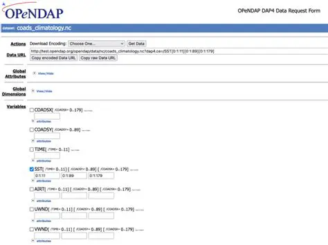 NASA OPeNDAP DAP4 Data Request Form