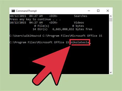 Navigate to the Tool Directory