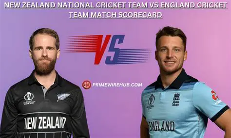 New Zealand vs England Cricket: Thrilling Match Scorecard Analysis & Key Moments