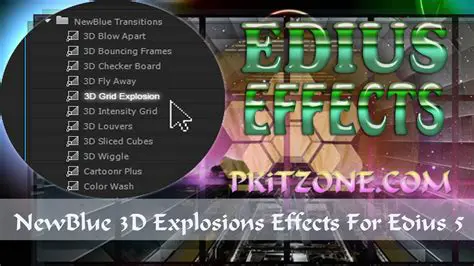 NewBlue 3D Explosions Website