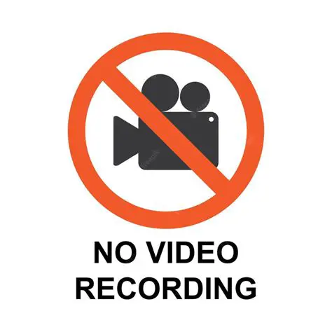 No recording or minutes taken