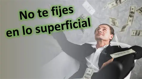 No te dejes llevar por la apariencia