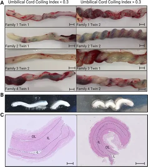 Normal Umbilical Cord Coil Index