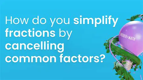 Not canceling common factors