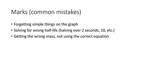 Not using the correct equation