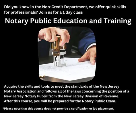 Notary Education and Training