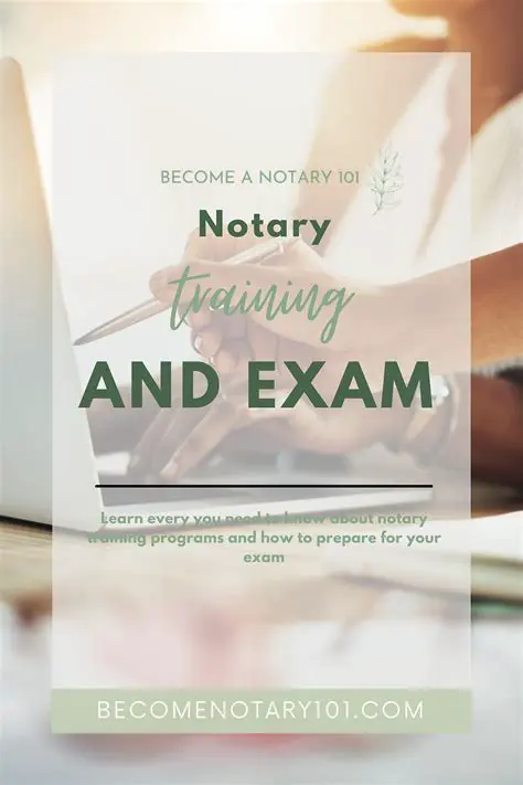 Notary Training and Education