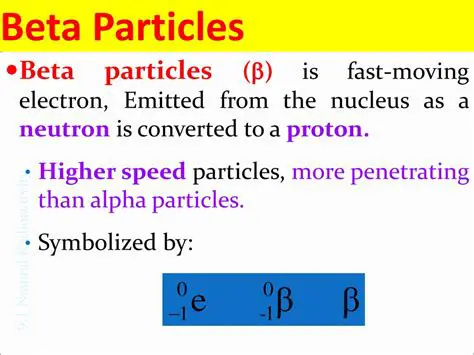 Notation Used to Represent Beta Particles