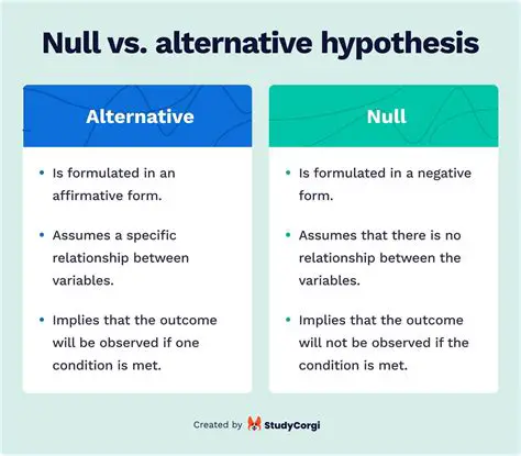 Null Hypothesis and Alternative Hypothesis