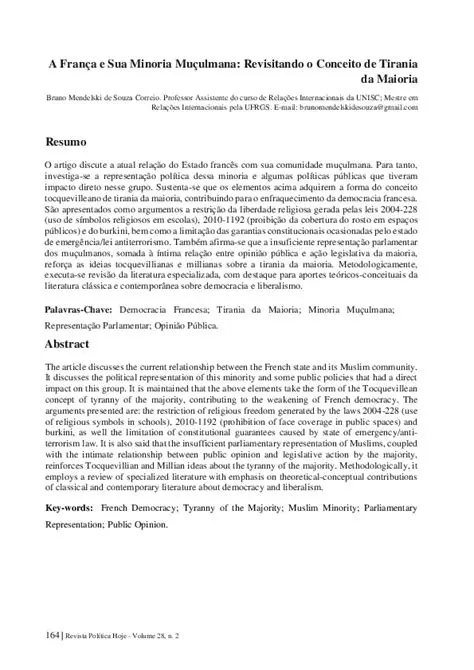 O Conceito de Tirania da Maioria