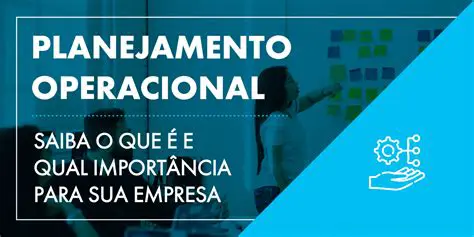 O Planejamento Operacional