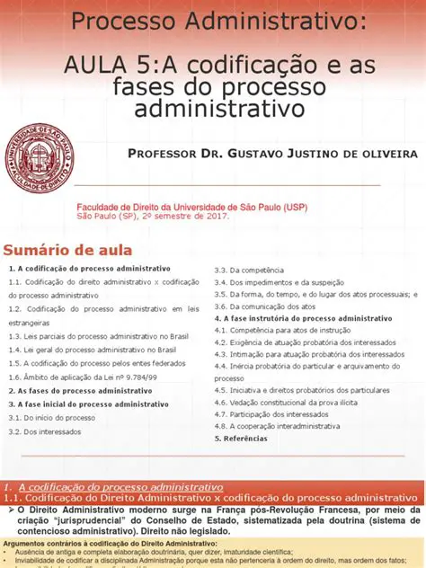 O Processo Administrativo no Brasil