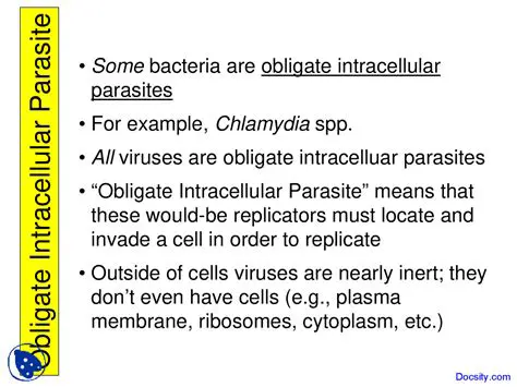 Obligate intracellular parasitism